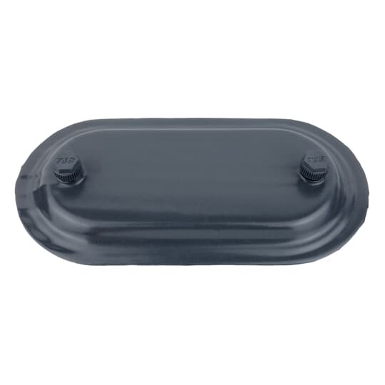 270F-G Ocal Oval Conduit Cover, 3/4 in Hub, For Use With OCAL-BLUE Form 7 Rigid Conduit, Iron, PVC Coated