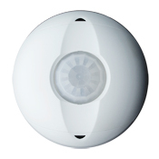 OSC15-RIW Low Voltage Occupancy Sensor With Isolated Relay, 24 V DC, PIR Sensor, 1500 sq-ft Coverage, 360 deg Viewing