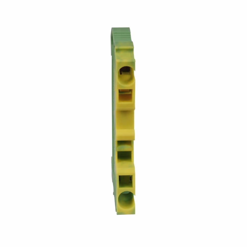 XBPT25PE IEC-XB 1-Level Ground Block, 28 to 12 AWG, 24 to 12 AWG, 26 to 12 AWG Wire, DIN Rail Mount
