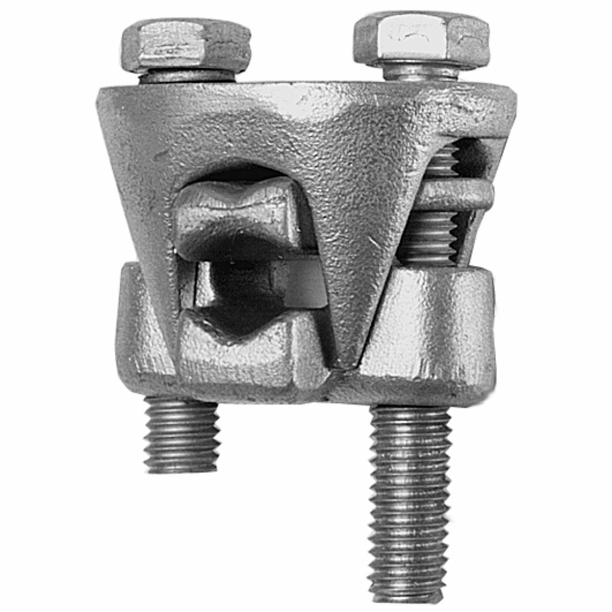 KVS40A 3-Piece High Conductivity Mechanical Connector, 336.4 to 800 kcmil, 3/0 AWG to 800 kcmil Commercial Aluminum/Stranded Copper Conductor, 1/2 in Bolt, Aluminum Alloy