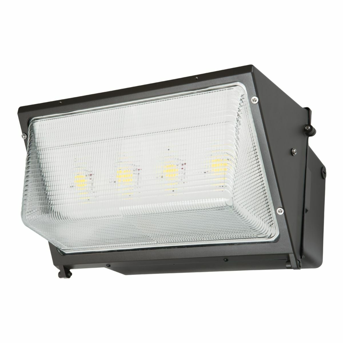 WPLLED45 Lumark Large Traditional Style Outdoor Wall Pack, LED Lamp, 120 W Fixture, 120 to 277 V AC, Bronze Polyester Powder Coated Housing