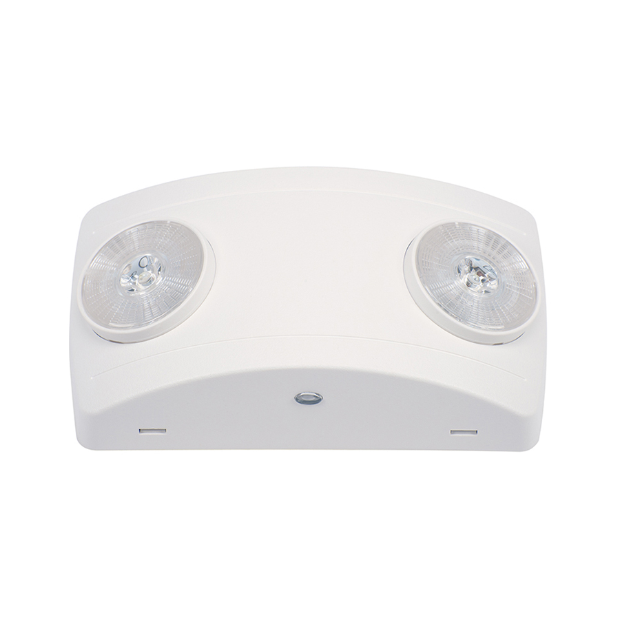 VLLU Luminaires Emergency Lighting Fixture, 1 W LED Lamp, 3.6 V DC, 2 Heads, Lexan