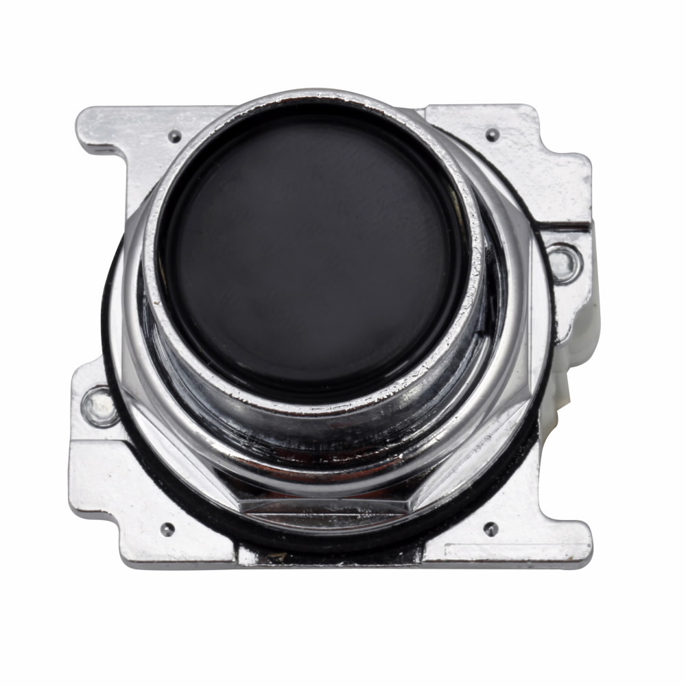 10250T23B Heavy Duty Oil/Watertight Standard Non-Illuminated Pushbutton, 30.5 mm, 1NO Contact, Black