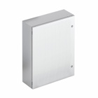 Eaton B-Line series wall mounted panel enclosure,24" height,8" length,20" width,NEMA 4X,Hinged cover,SDSS4 enclosure,Wall mount,Medium single door,Thru holes,opt. external mounting feet,304 stainless steel,Seamless poured in-place gasket