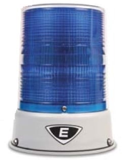 57PLEDMB120A Polaris Rotating Multi-Mode Beacon, 120 V AC, LED Lamp, Surface Mount, Blue