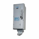 Eaton Crouse-Hinds series Arktite NSR interlocked receptacle with enclosed disconnect switch, 100A, Three-wire, four-pole, Brass contacts, Solid door, Fused, Style 2, 20 HP/30 HP, Copper-free aluminum, Spring door, 2", 600 Vac/250 Vdc