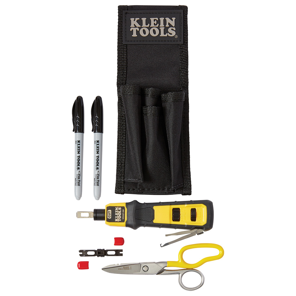 VDV027-813 Punchdown LAN Installer Starter Kit, 6 Pieces, For Use With Prepare and Connect 66-type and 110-type Punchdown Terminal Blocks
