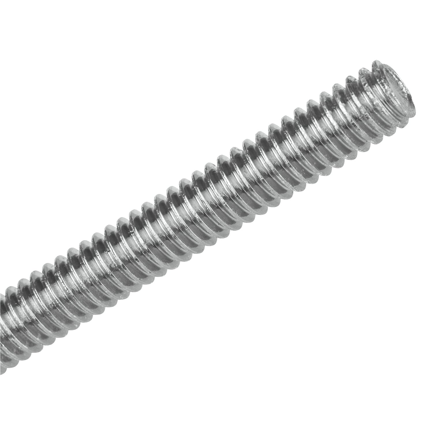 H104-3/8X4EG Superstrut Hanger Rod, Continuous Thread, 3/8 in, 4 ft OAL, Steel