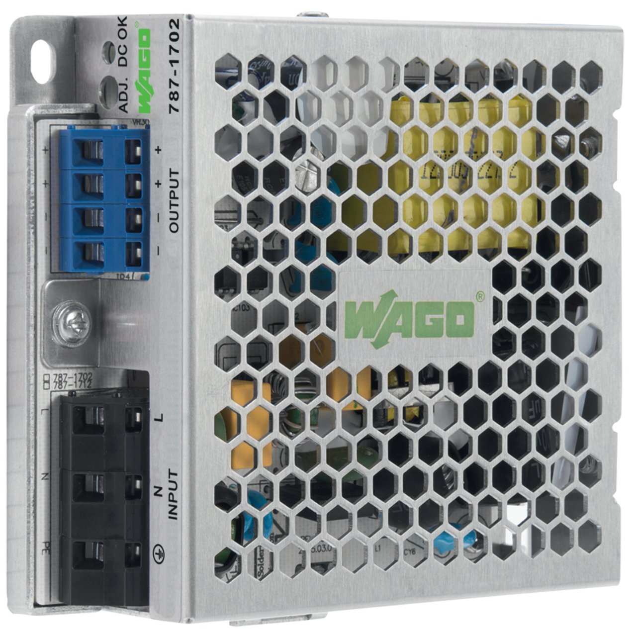 787-1702 1-Phase, 375 V Input, 24 V DC Output, DIN Rail Mount