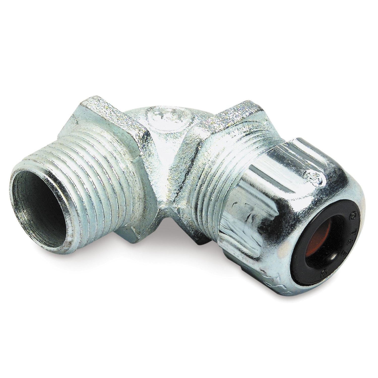2256 T&B Liquidtight Strain Relief Cord Connector, 1 in Trade, 5/8 to 3/4 in Cable Openings, Malleable Iron, Zinc Plated