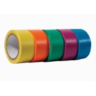 Color-Coded I.D. Tape, Red, No Legend, 2 inch width, 60 Yards per roll