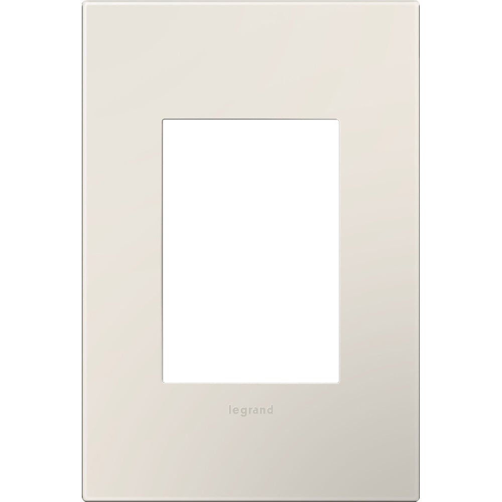 AWP1G2LA6 Adorne Designer Wall Plate, 1 Gangs, 3.45 in W x 5.13 in H, Plastic