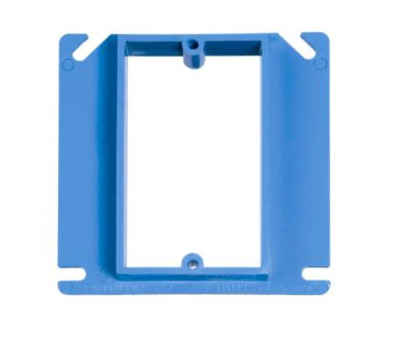 A411 Carlon Non-Metallic Outlet Box Cover, 4 in L x 4 in W x 0.63 in D