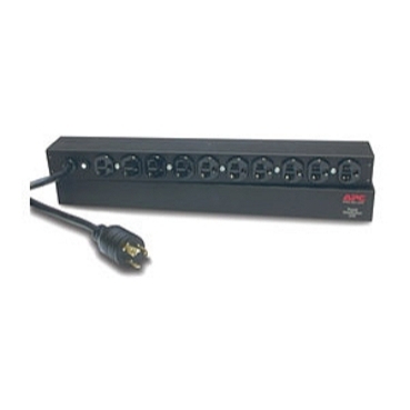 AP9564 AP Basic PDU, 120 V, 20 A, (10) Outlets, 3.66 m L Cord, Rack Mount