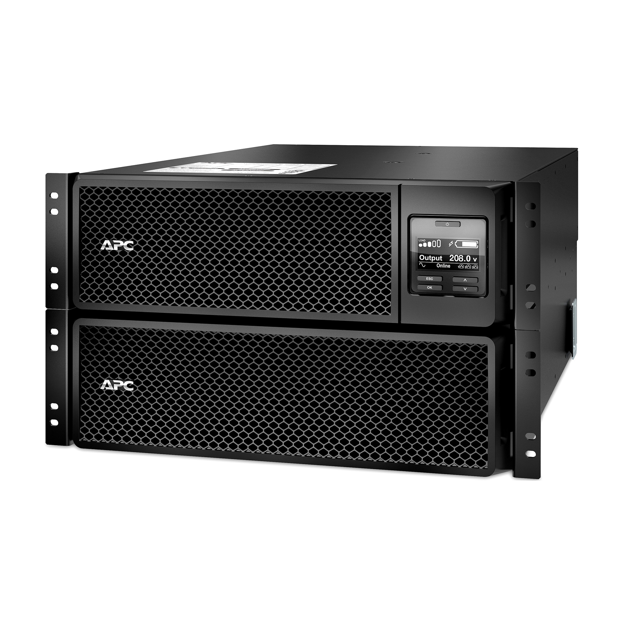 SRT10KRMXLT On-Line Smart-UPS, 208 V Input, 208 V Output, 10000 W Power Rating, (6) Outlets