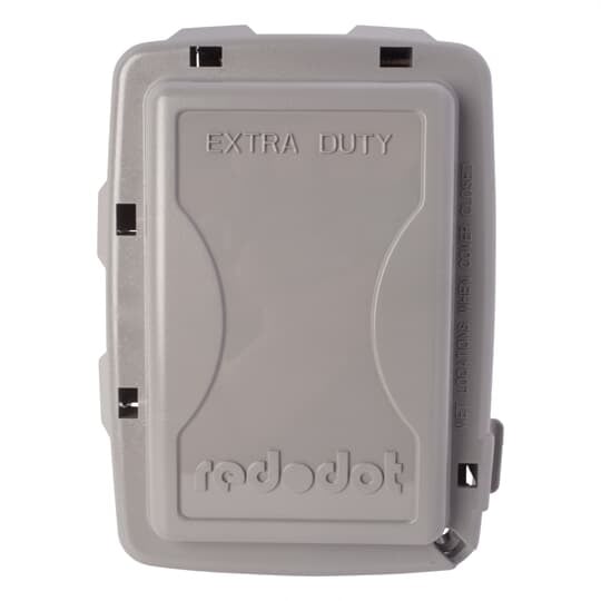 CKPM-G Red Dot Code Keeper Extra Duty Medium Non-Metallic Universal Weatherproof While-In-Use Cover, 6-5/32 in L x 4-11/16 in W x 2-7/8 in D
