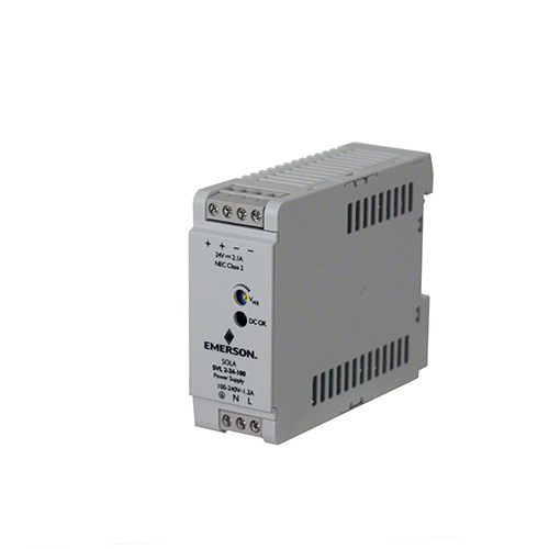 SVL224100 1-Phase Power Supply, 85 to 264 V AC/120 to 375 V DC Input, 24 VDC Output, 50 W, 2.1 A, DIN Rail Mount