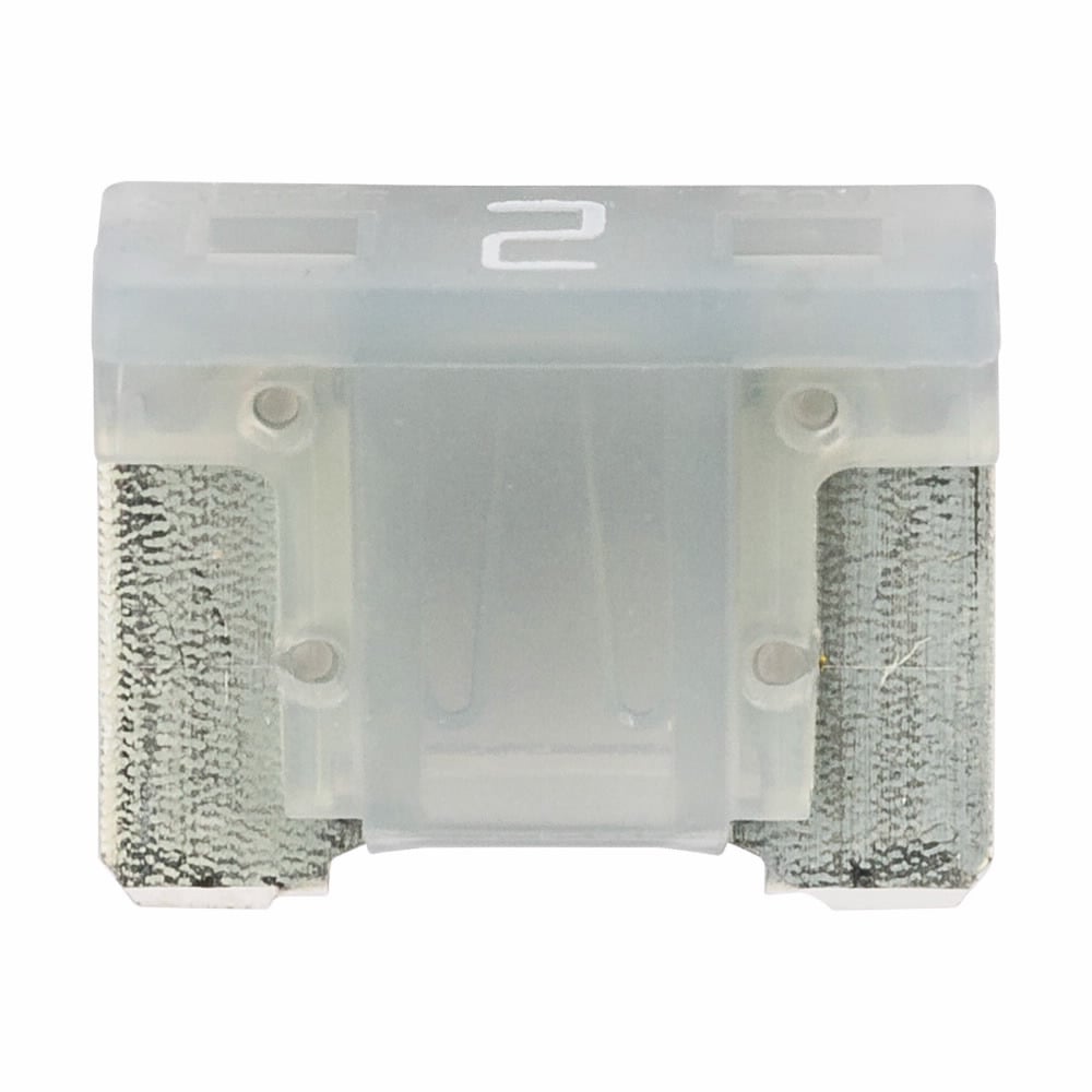 ATM-2LP Fast Acting Low Profile blade Fuse, 2 A, 32 V DC, 100 kAIC Interrupt