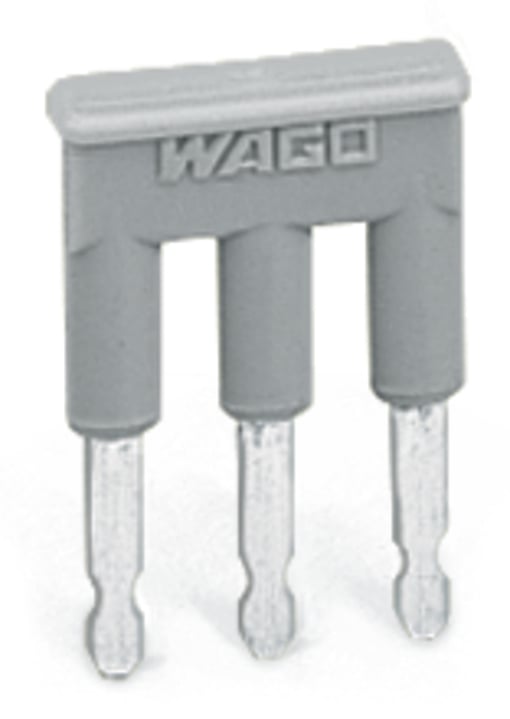 280-483 3-Way Jumper, Polyamide, 0.157 in H x 0.591 in W x 0.756 in D
