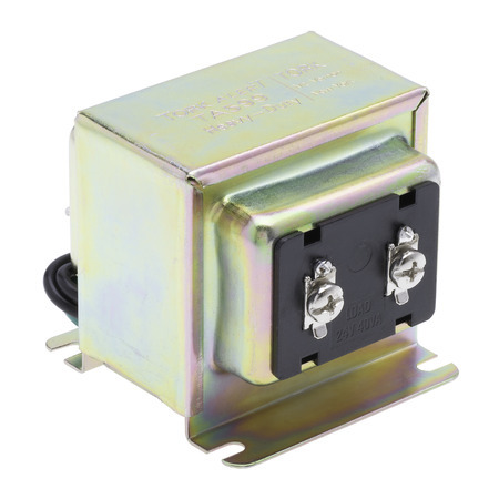 TA599 Tork Alert Heavy Duty Signaling Device Transformer, 120 V AC Primary, 24 VAC Secondary, 40 VA Power Rating, 50/60 Hz, 1 Phase