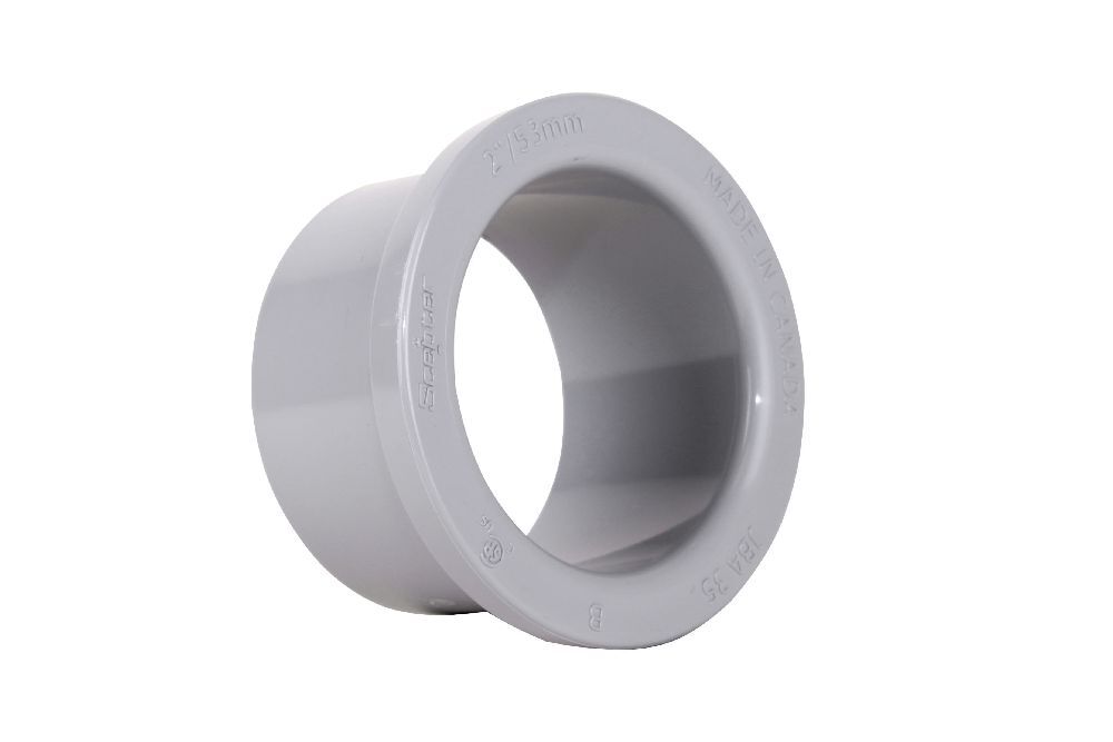 078281 Standard Junction Box Adapter, 2.05 in ID x 2.845 in OD Dia, 1.56 in L x 2 in W, PVC