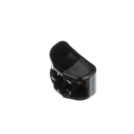 696-41795 Deltec Double Self-Locking Head Cable Tie Locking Head, 0.85 in L x 3/4 in W, Acetal, Black