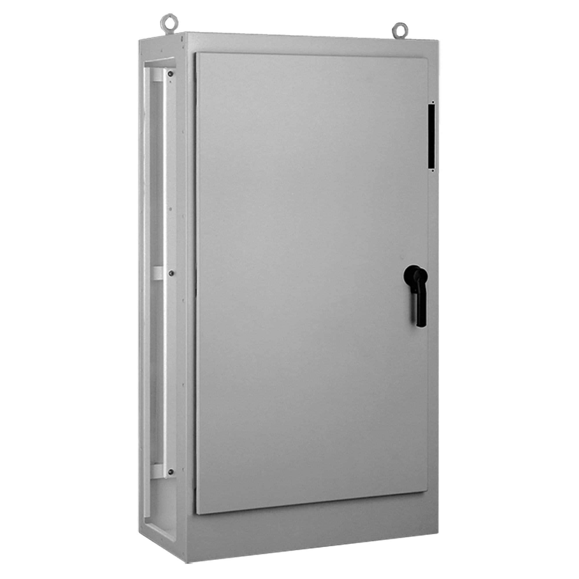 AMOD84X4018FTCLP A34 Left Side Open One Door Modular Disconnect Enclosure, 84.12 in L x 40-1/4 in W x 18.12 in D, NEMA 12/IP55 NEMA Rating, Steel