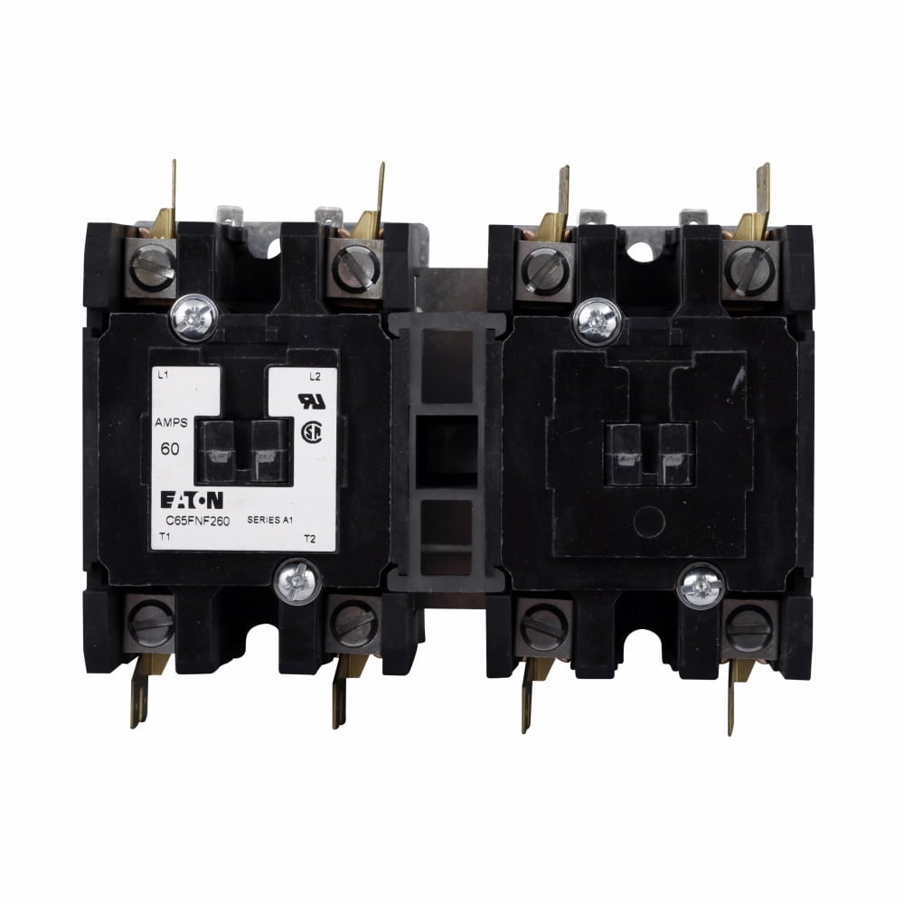 C65DND315A Reversing Definite Purpose Contactor, 110/120 V AC V Coil, 15 A Inductive/20 A Resistive, 3 Poles