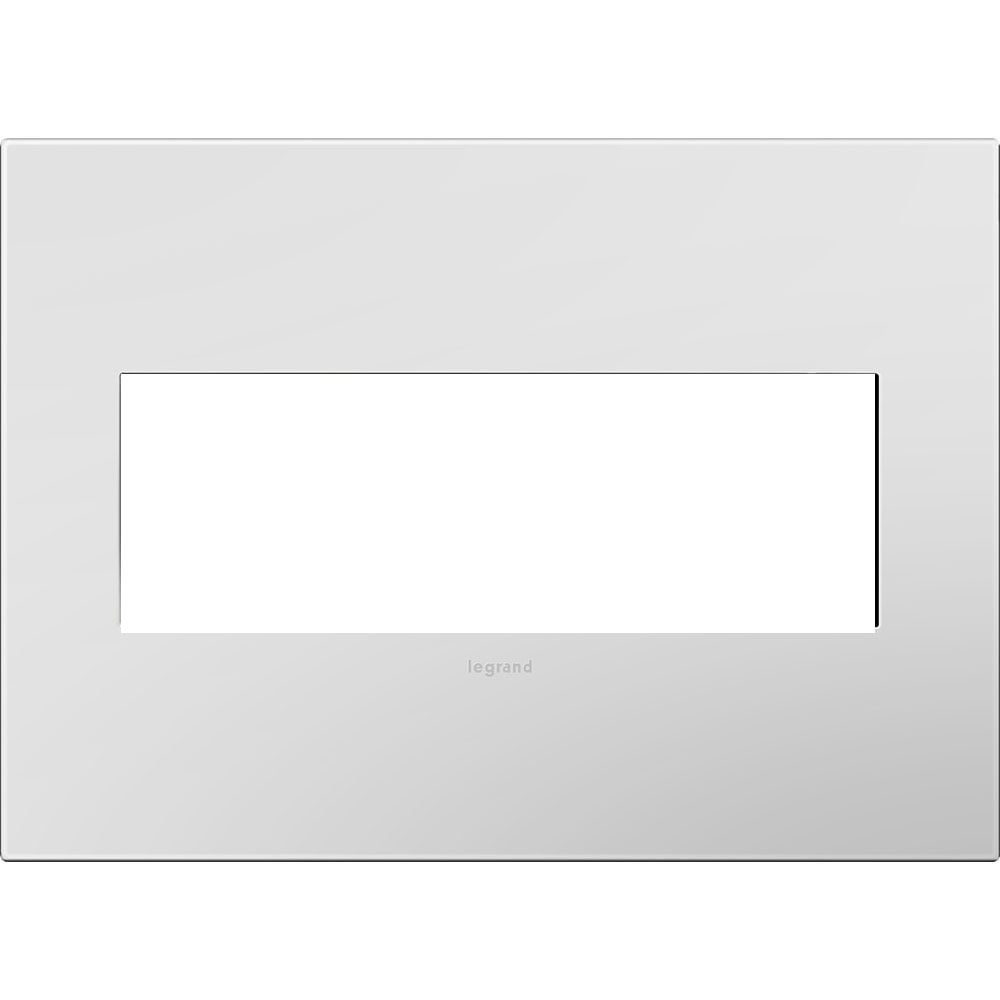 AWP3GPW4 Adorne Designer Wall Plate, 3 Gangs, 7.06 in W x 5.13 in H, Plastic