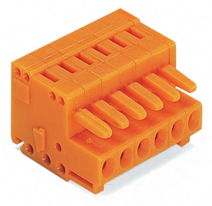 734-208 Operating Tool 1-Conductor Female Connector, 320 V, 10 A, 28 to 14 AWG Wire, 8 Poles