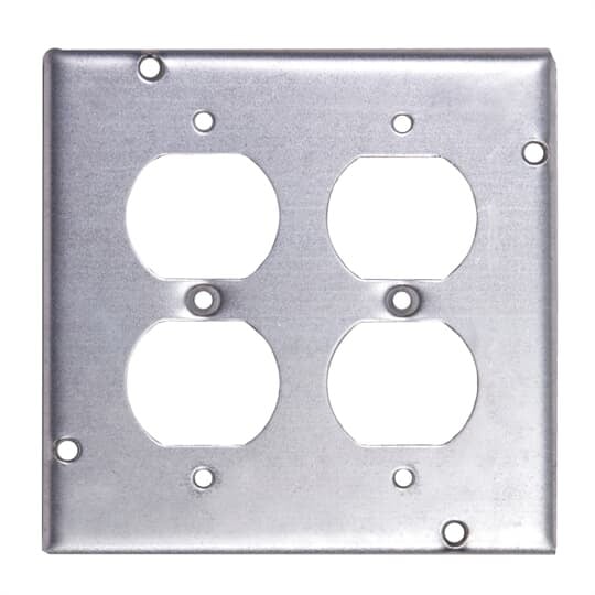RSL-8 Steel City Surface Cover, 4-11/16 in L x 4-11/16 in W x 1/2 in D, Steel