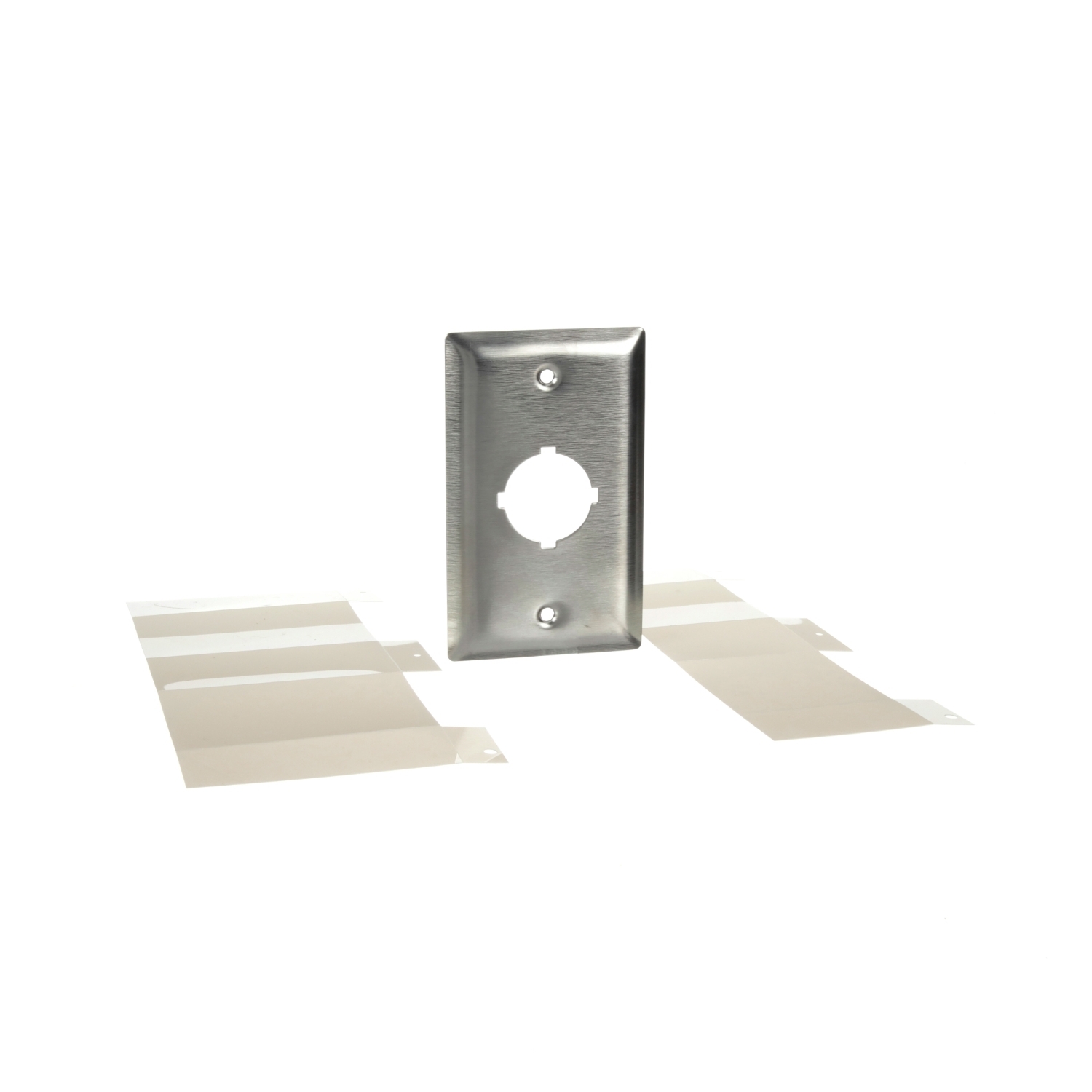 9001K25 Harmony Flushplate, For Use With 9001K and 9001SK, 30 mm Type K Indoor and 1-Hole Pushbutton, NEMA 1 Enclosure