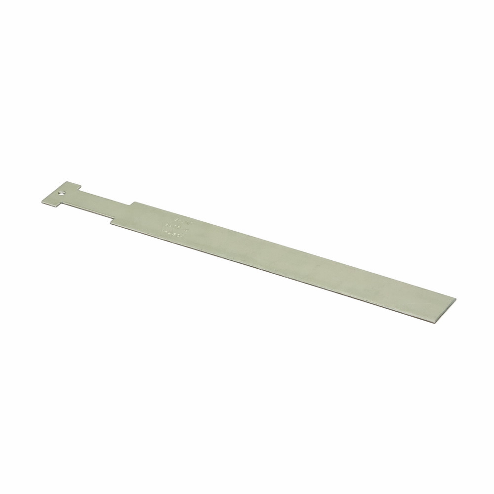 B312-9ZN Retaining Strap, 3/4 in THK, Low Carbon Steel, Zinc Plated