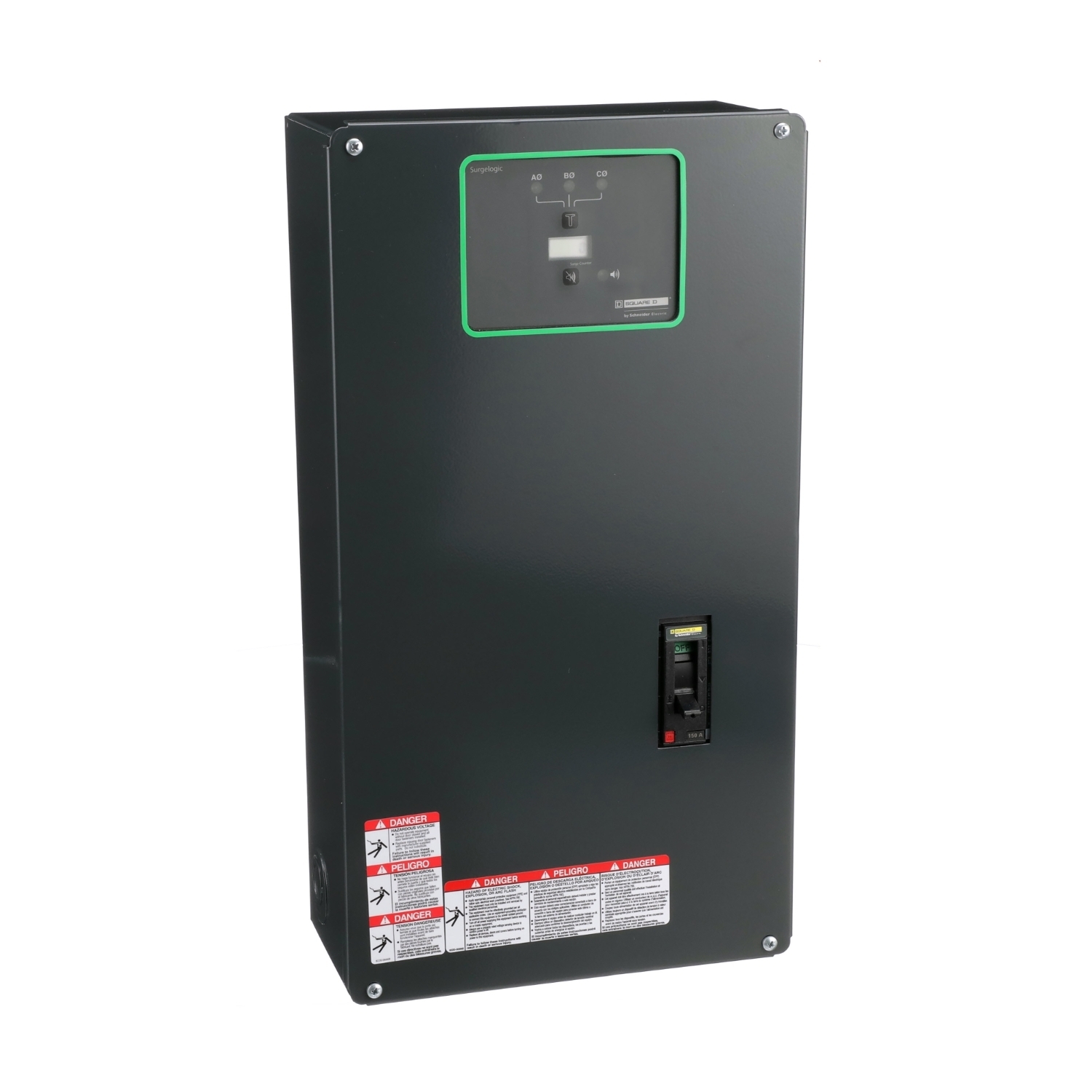 SSP02EMA24D Surgelogic EMA Surge Protective Device, 208Y/120 V AC, 3 Poles, 200 kA SCCR, 3 ph