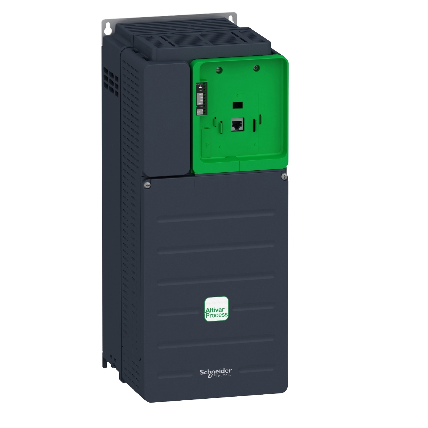 ATV930D22N4ZU ATV900 3-Phase Standard Variable Speed Drive, 380 to 480 V, 39.6, 34.4 A Normal Duty/34.1, 29.9 A Heavy Duty, 30.0 hp Normal Duty/25.0 hp Heavy Duty, 7.68 in W