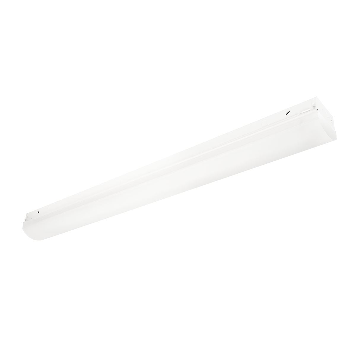 LCL4-35ML-EDU Lensed Rectangular Strip Light Fixture, (2) LED Lamp, 120 to 277 V AC, Baked Enamel Housing