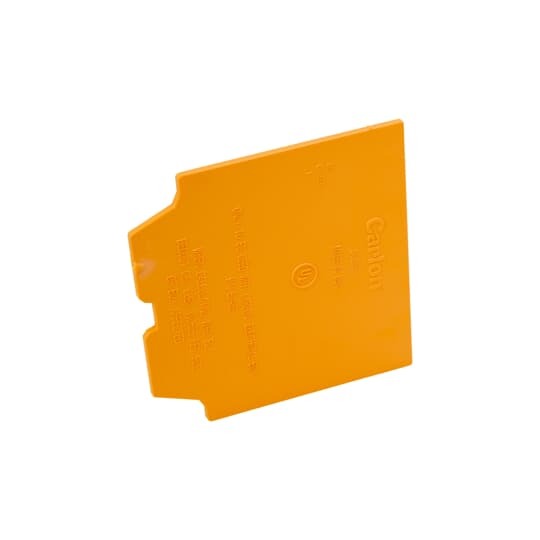 SCDIVS Carlon 2-Gang Non-Metallic Divider Plate, 2-23/32 in L x 3-25/32 in W, PVC, For Use With Outlet Box