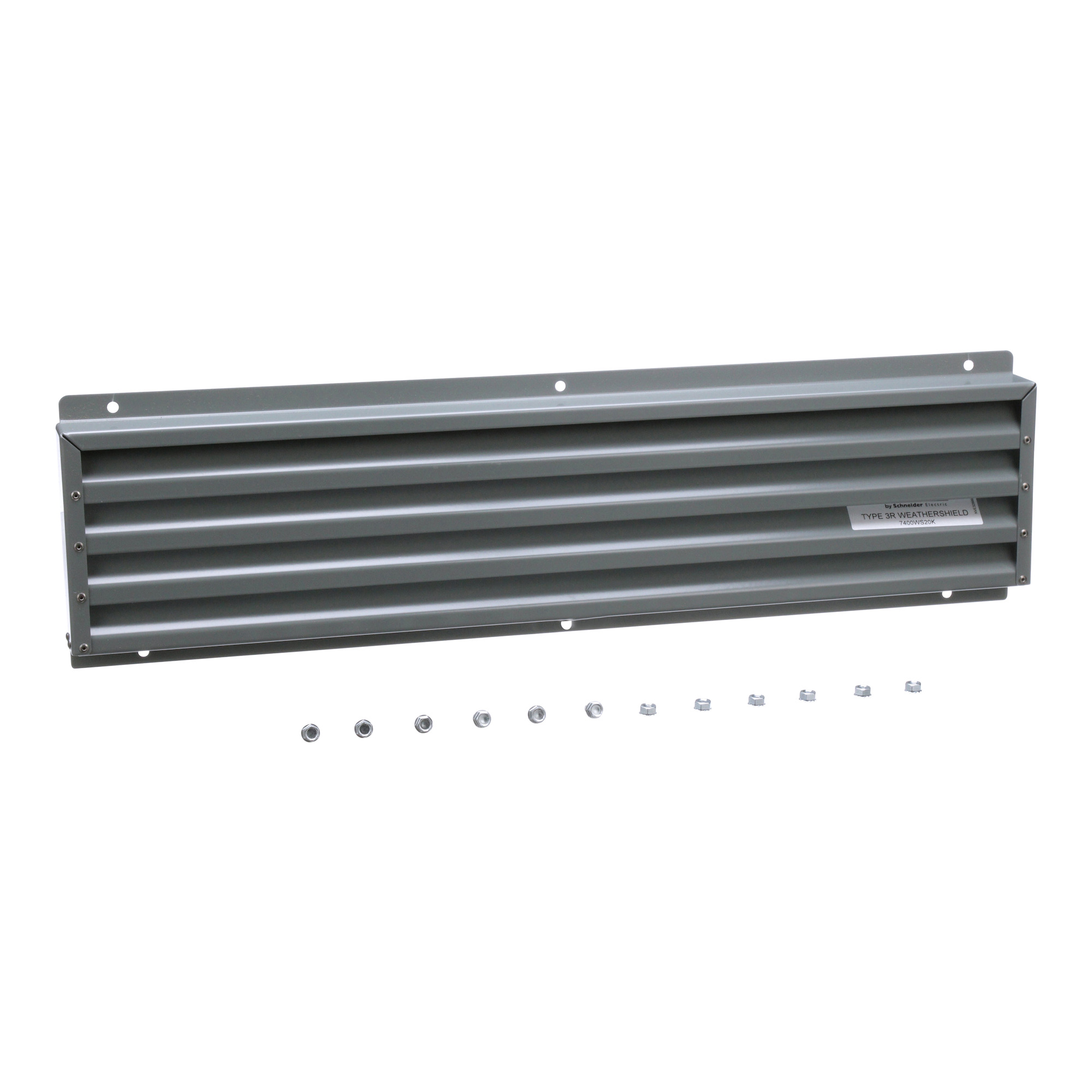 7400WS20K Transformer Weathershield, For Use With 20K Enclosure Style EX Low Voltage Distribution Transformer, Steel