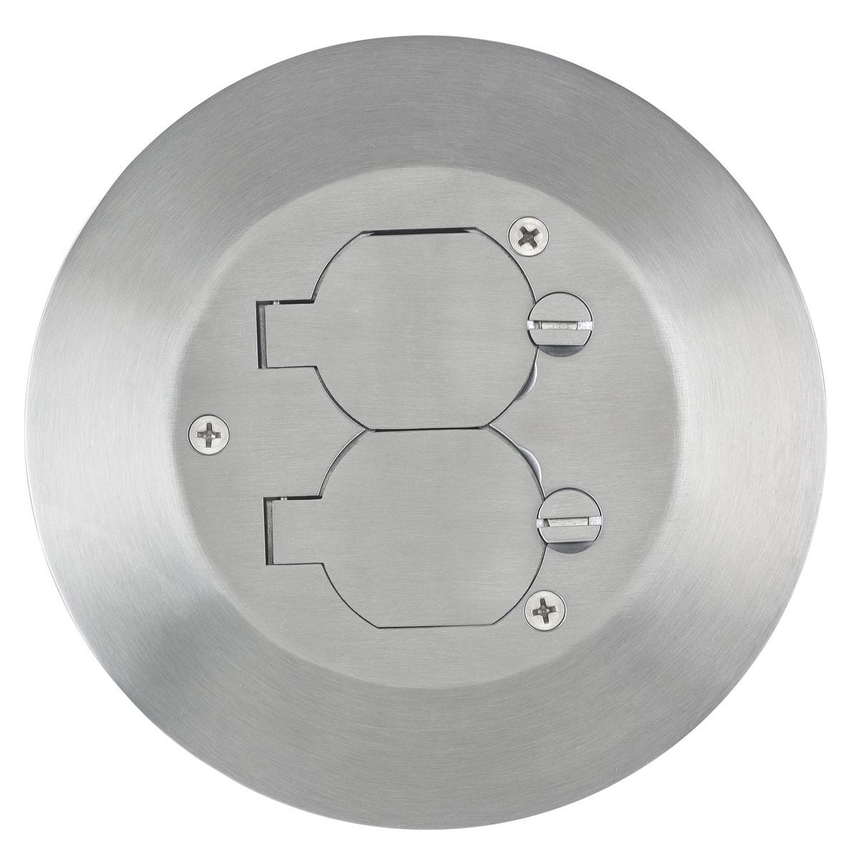 SFA3925 1-Piece Combination Standard Cover and Flange, 6-1/4 in Dia, 0.56 in W, Aluminum