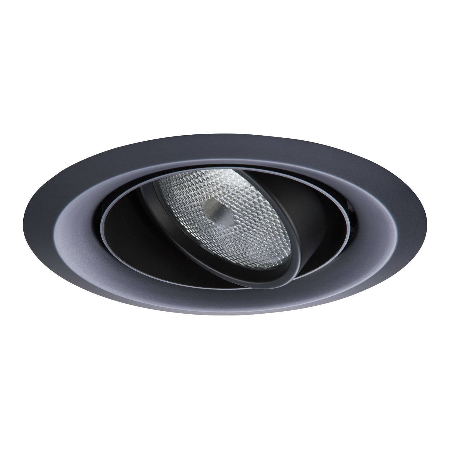 6215BK Halo 35 to 50 deg Tilt Double Gimbal Lighting Trim, For Use With 6 in Recessed Downlight Housing