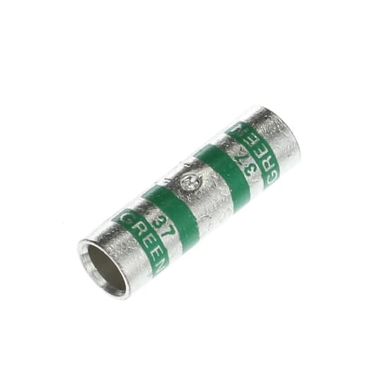 54508 Color-Keyed 2-Way Standard Barrel Splice Connector, 1 AWG Copper Conductor, Die Code: 37, 1-1/2 in L, Copper