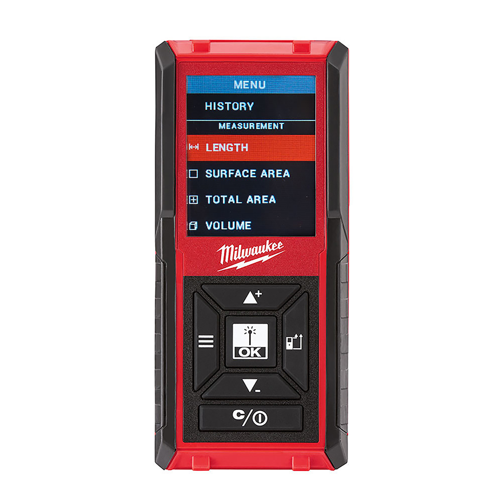 48-22-9802 Laser Distance Meter, +/-1/16 in Accuracy, Digital Display