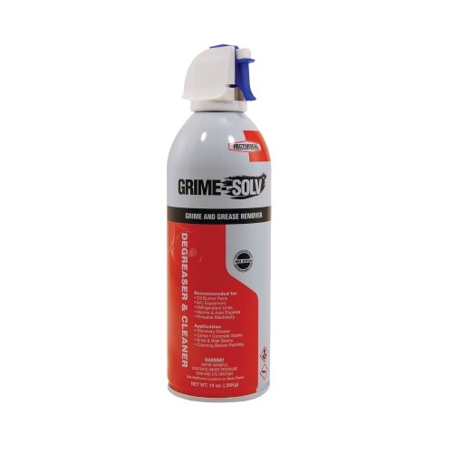 88436 Grime-Solv Heavy Duty Cleaner and Degreaser, 14 oz Aerosol Can, Liquid, White, Mild