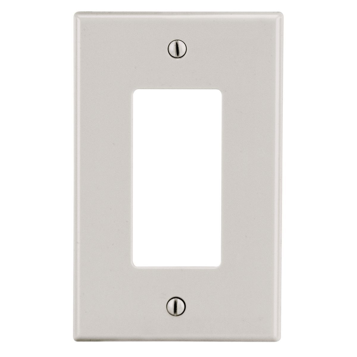 PJ26LA Mid-Size Wall Plate, 1 Gangs, 3.15 in W x 4.94 in H, Polycarbonate Thermoplastic, Light Almond