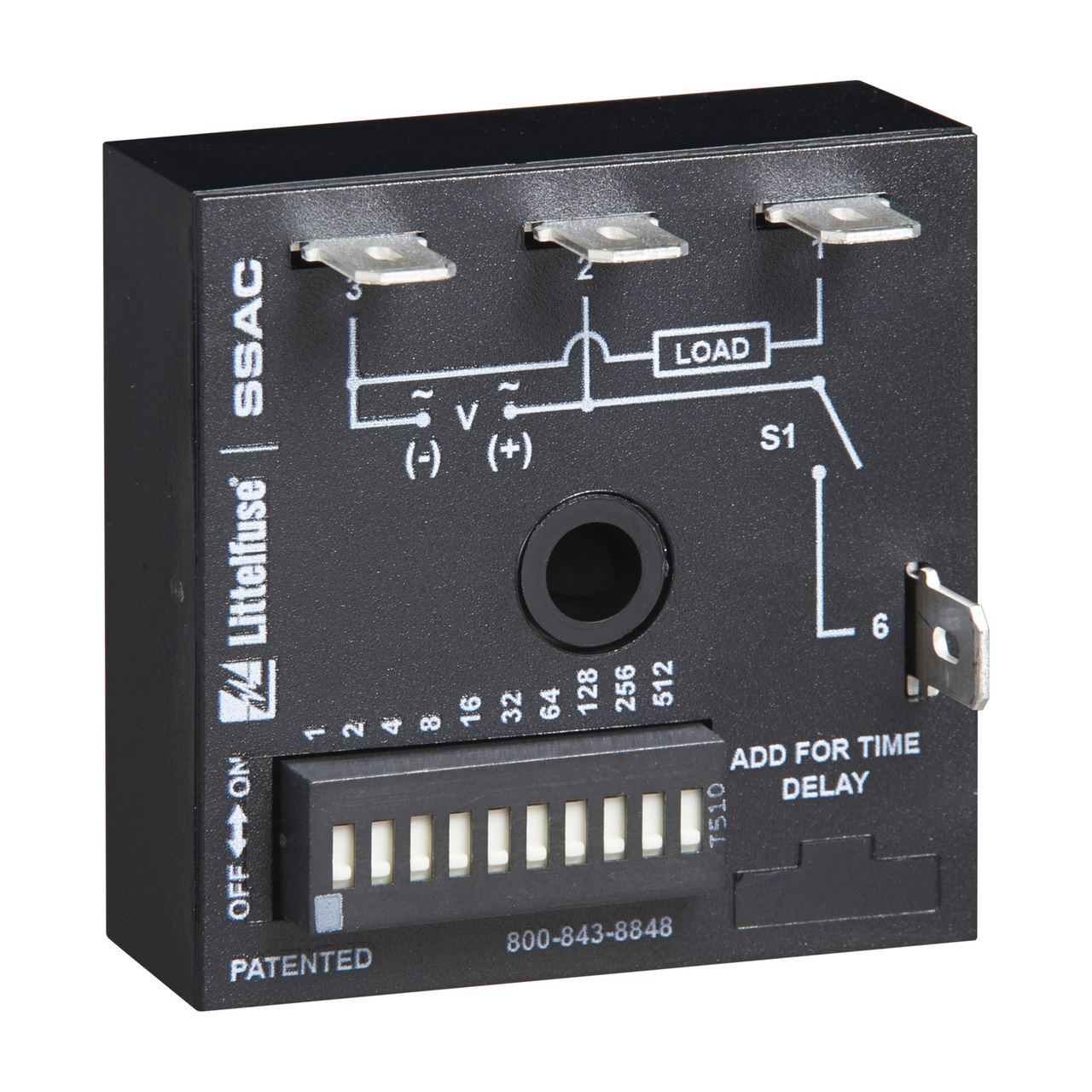 TDUB3000A Digital Timing Circuitry Solid State Relay Timer, 1 to 1023 s Setting, 1NO 1 Form A SPST Contact