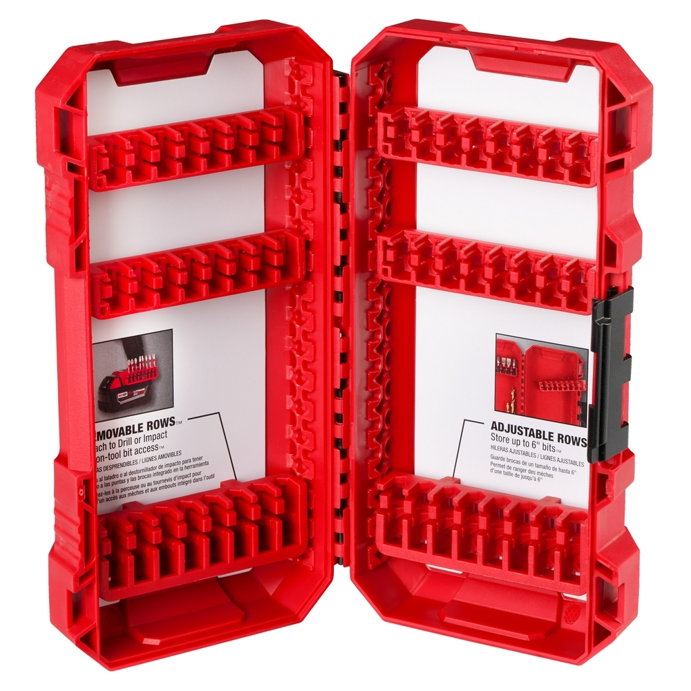 48-32-9921 Case, For Use With Impact Driver, 1/4 in Compatible Bit Size, Polypropylene, Red
