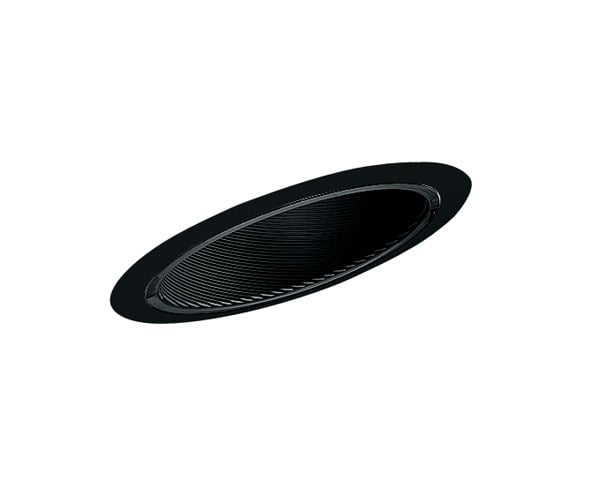 604 BBL Downlight Super Sloped Baffle Trim, 8-3/16 in ID x 9-1/8 in OD, Halogen Lamp, For Use With IC928, TC928, TC928R, ICPL928, ICPL928R, IC928LED9G4, IC928LED14G4 Series Housing