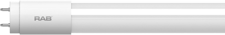 T8-12-48G-850-HYB 4 ft Linear LED Tube Lamp, T8 Hybrid A+B, G13, 12W, 1800 LM, 5000K, 80 CRI
