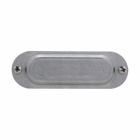 Eaton Crouse-Hinds series Condulet Form 8 cover, Sheet steel, 1/2"