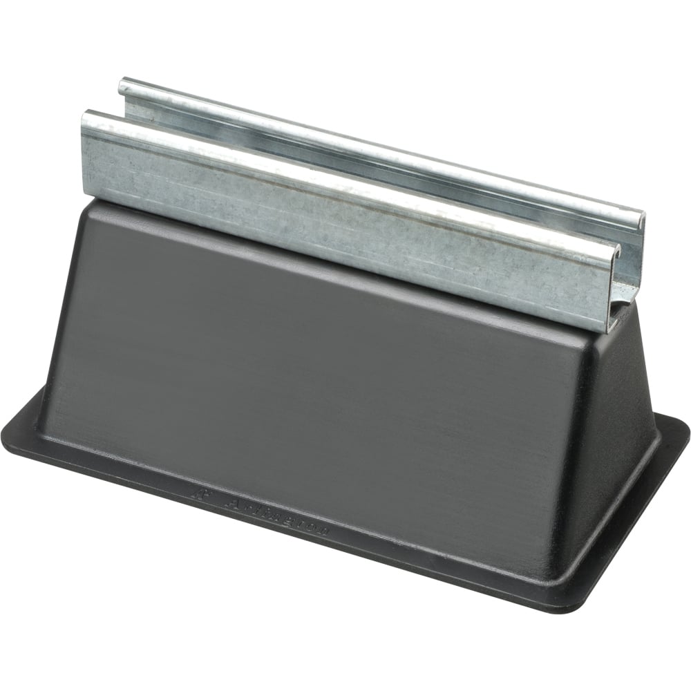 RTS4 Rooftop Support, 4 in L x 6 in W, For Use With Circular/Raise Conduit and 4 in Off Roof Surface Raceway, Plastic